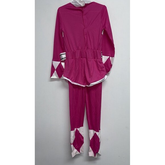 Power Rangers Pink Ranger Halloween Costume Girls Size Small 4-6X Jumpsuit - Picture 5 of 7